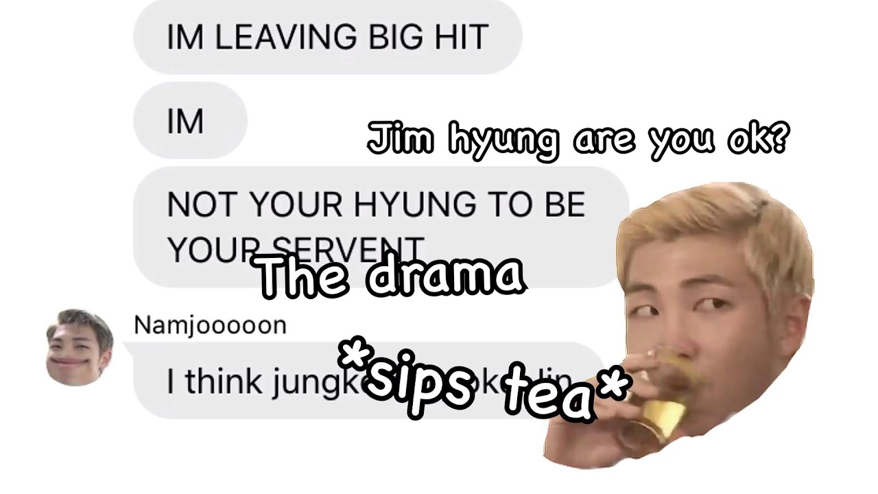 BtS TExTs- tHe OnE wHo bRoKe JiN