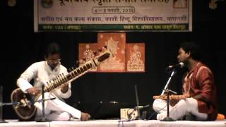 hans raj prabhakar sitar purva chrya sangit samaroh 2013 raag bageshree