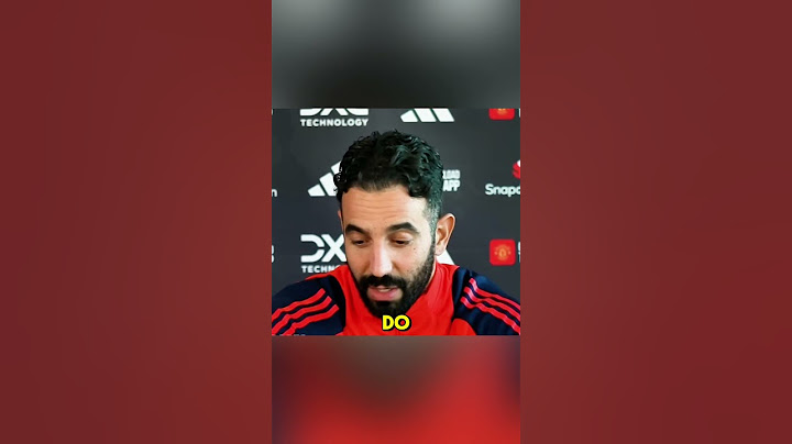 Ruben Amorim SLAMS Arsenal after Manchester United draw 1-1 against Arsenal - Post Match Interview