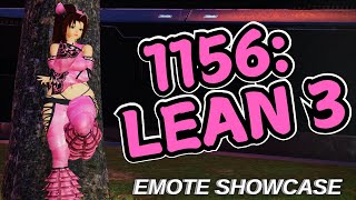 [PSO2 NGS] 1156: Lean 3 - Emote lobby Action - 1156「よりかかる3」