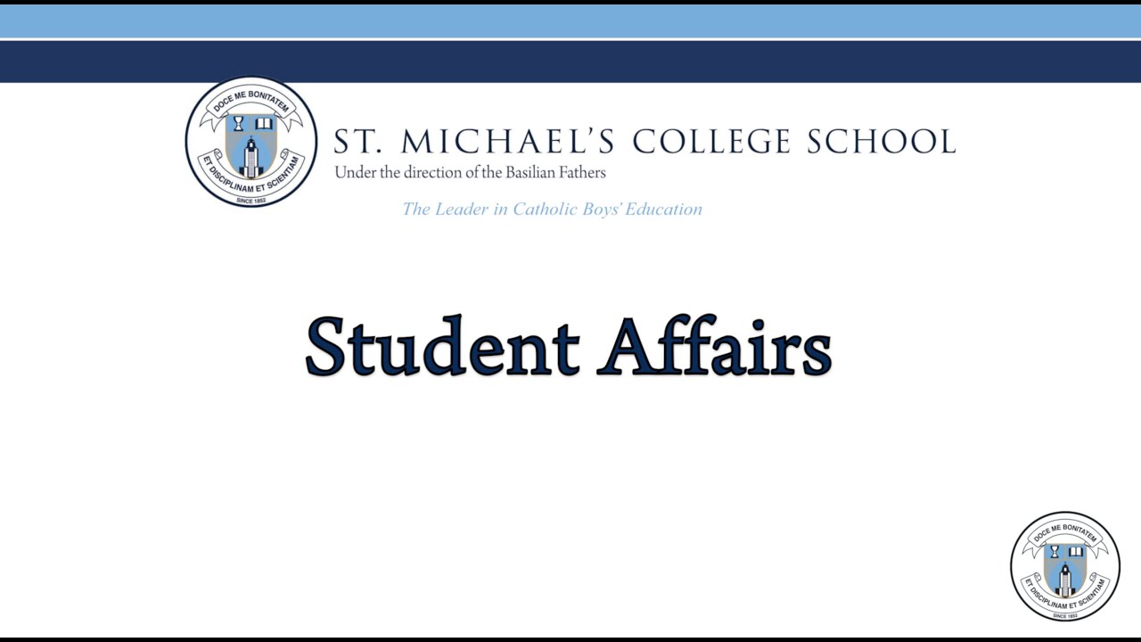 Student Affairs | St. Michael's College School