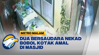 Terekam CCTV Bobol Kotak Amal, Kakak Beradik Ditangkap Polisi