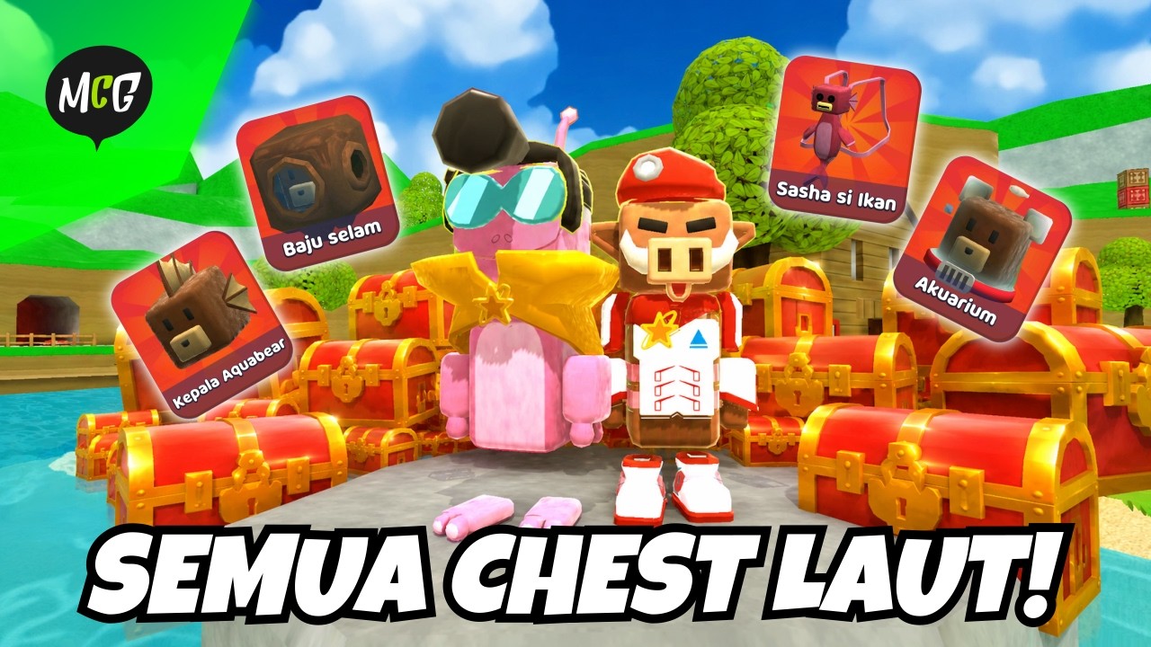 Naik Ikan Pari dan Dapatkan Semua Chest di Update Terbaru Super Bear Adventure 13.0.2!