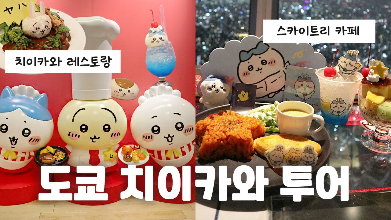 여기 천국인가요...? 치이카와 레스토랑부터 도쿄 스카이트리 카페 뿌시기🔥 | 도쿄 치이카와 투어🇯🇵