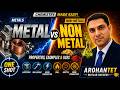 METALS NON-METALS PAPER 2 SCIENCE/ UPTET 2026 PAPER2 SCIENCE