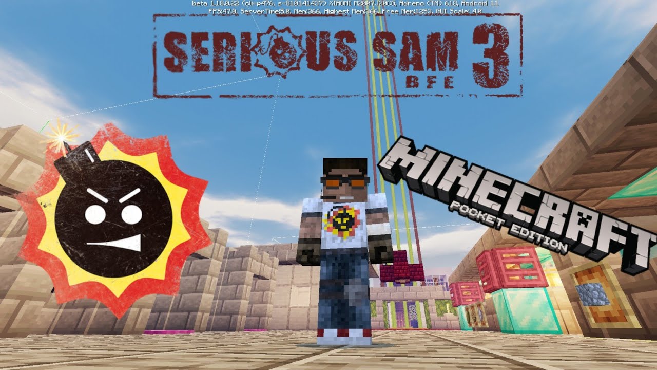 NEW!!! SOUND AND MUSIC SERIOUS SAM 3 BFE - MINECRAFT POCKET EDITION ...
