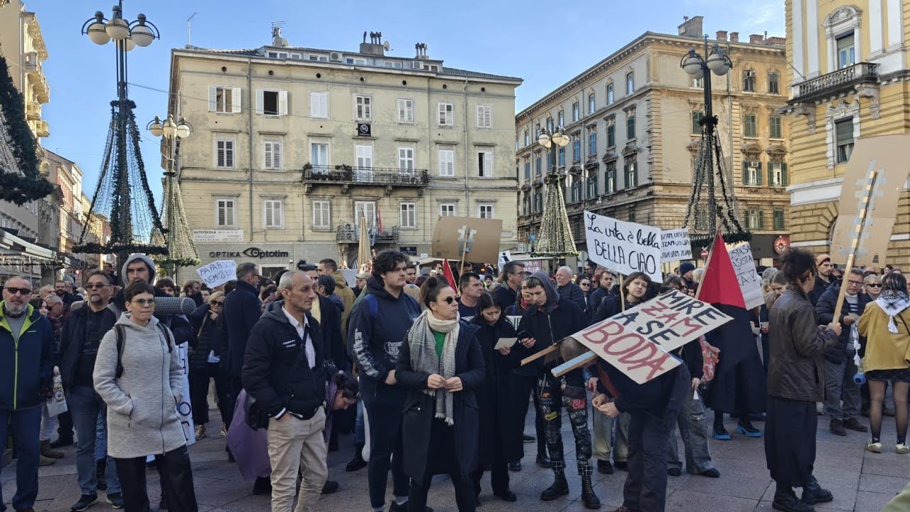 U Rijeci održan prosvjedni marš Ujedinjeni protiv fašizma			