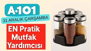 A101E Gelen En Pratik Mutfak Yardımcısı Nehir Döner Baharatlık Seti I A101 31 Aralık Çarşamba