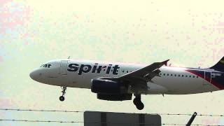 Spirt Airlines A319-132 [N519NK] Landing RW12R | MSP