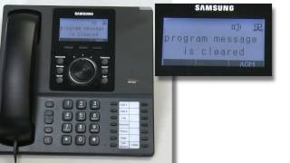 How To Use the Programmed Message Function on a Samsung Telephone System screenshot 4