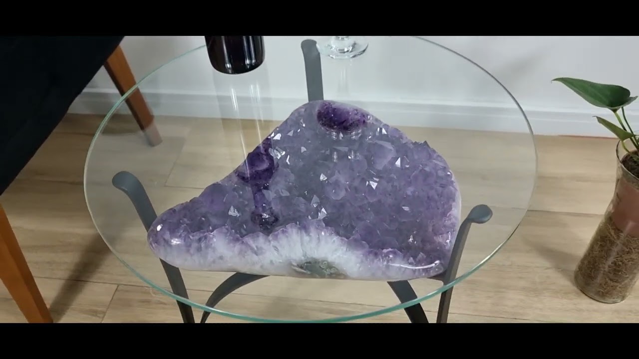 Extra Plus Quality Brazilian Amethyst Coffee Table