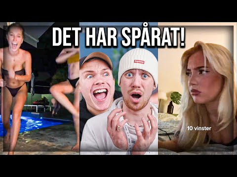 Det SPÅRAR ur TOALT På TikTok! (Reagerar På Svenska TikToks) ft. Joen