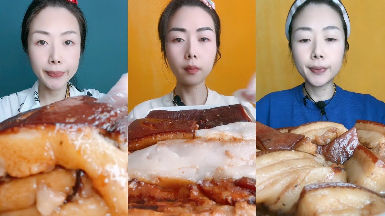 Eating Challenge: Eating pork braised pork belly beef 🍖🍖🍖#belly #meat #beef #pork 