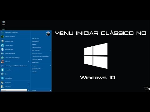 Vídeo: Como Retornar O Menu Iniciar Clássico Para O Windows 10