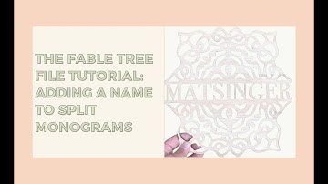 How to Customize the Glowforge Split Monogram Files Using Adobe Illustrator