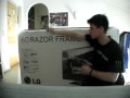 LG 60 zoll Razor Frame unpacking
