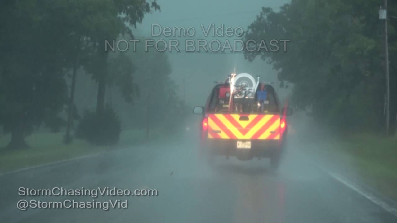 Chester, IL Tornado Warning followed by heavy rains - 9/16/2016