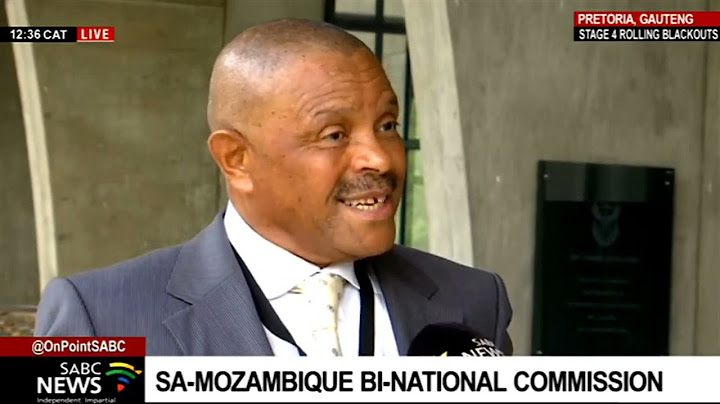 Update on the SA-Mozambique Bi-National Commission