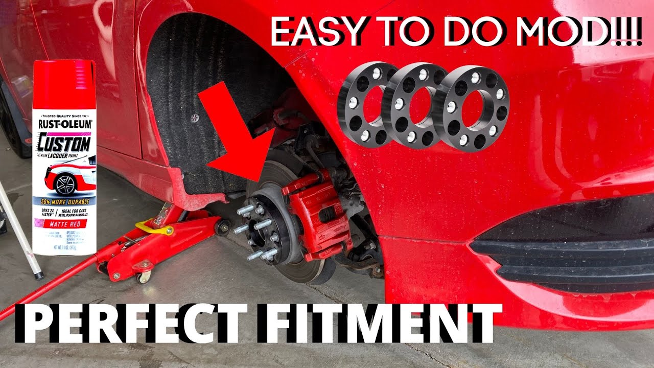 FOCUS ST WHEEL SPACERS AND CALIPERS!!! YouTube