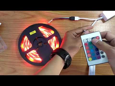 Video: Pengontrol Untuk Strip LED: Pengontrol Untuk Strip RGB Dengan Remote Control 12 Dan 220 Volt, Musik, Dan Model Lainnya. Bagaimana Cara Menghubungkannya?