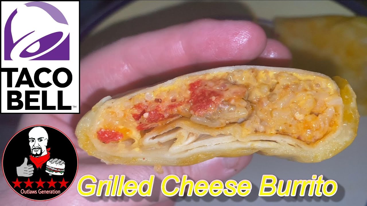 Taco Bell Grilled Cheese Burrito REVIEW YouTube