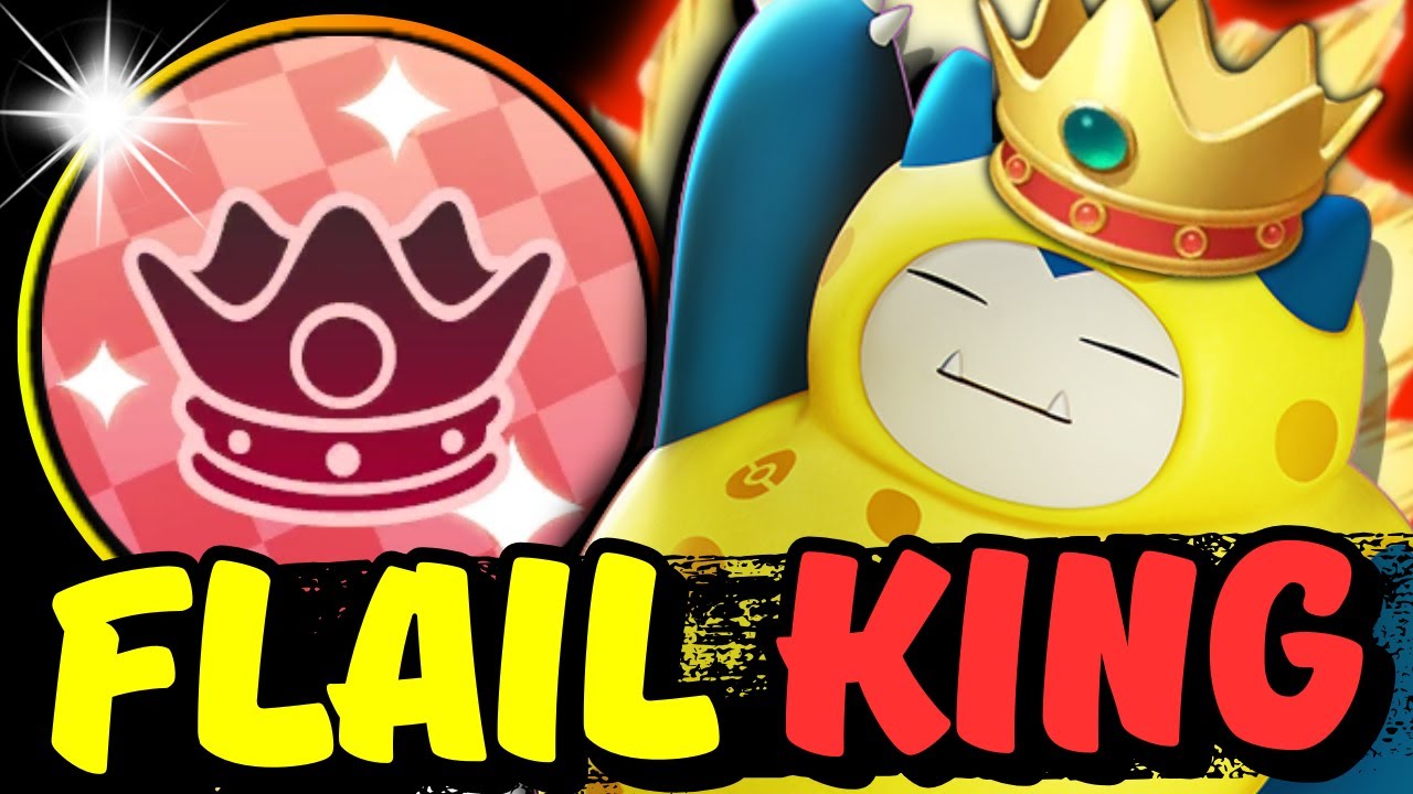 DRAIN CROWN TURNS FLAIL SNORLAX INTO A RAID BOSS | Pokemon Unite