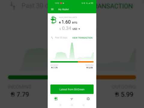 Mobile wallet, bitgreen.