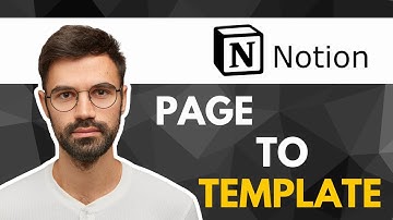 How To Turn Page In To A Template Notion | Easy Tutorial 2025