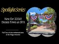 New for 2024!!  Six Flags America's Steam Town featuring Steam Whirler