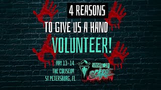 4 Reasons to Volunteer at Sunshine City Scare on May 13-14 at the Coliseum in St. Petersburg