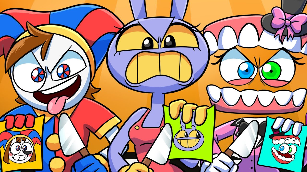 The Amazing Digital Circus, pero son CHICAS!  Animación NO OFICIAL