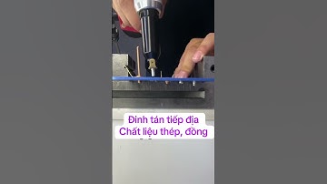 Đinh tán tiếp địa Chất liệu thép, đồng #kseet #cnc #rivet #machine