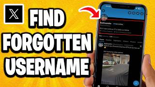 How To Find Forgotten Username In Twitter (X)
