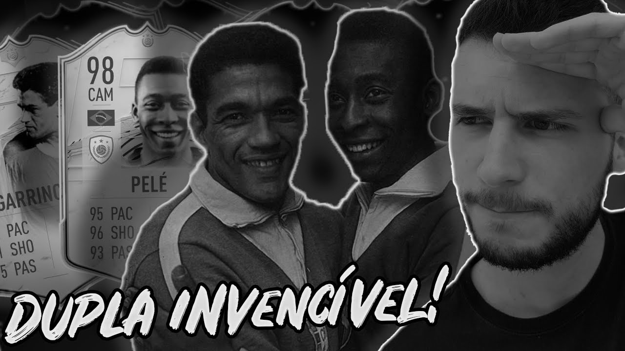 PELÉ E GARRINCHA SÃO IMBATÍVEIS NO FIFA🔥 USEI A MELHOR DUPLA DE ATAQUE BR DA HISTÓRIA NO DRAFT!!!!!!