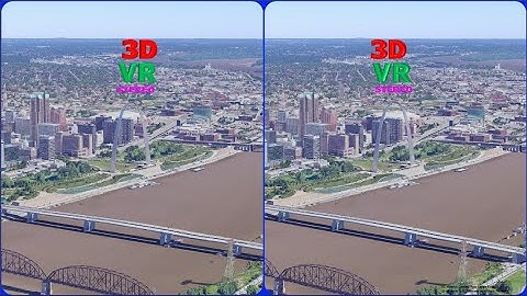 US Missouri, Gateway Arch 3D VR, Stereogram, Magic eye, 3D SBS, Google Earth, 매직아이