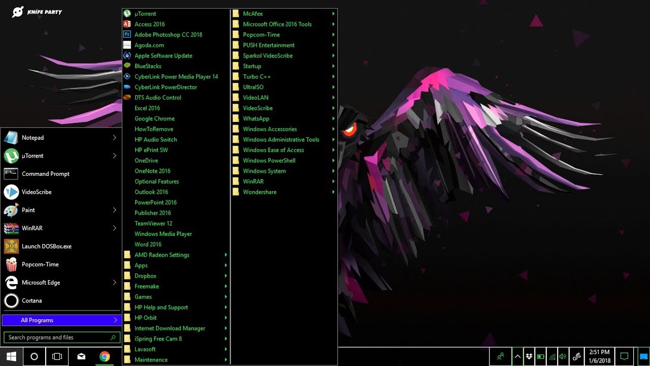 How To Enable Windows 10 Hidden Dark Theme - YouTube