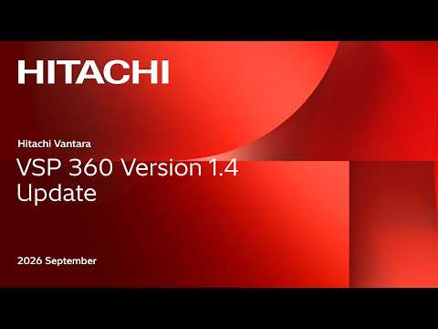 VSP 360 v1.4 Update for Storage Management