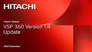 VSP 360 v1.4 Update for Storage Management