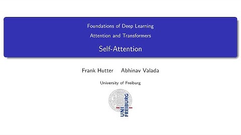 08.05 Self-Attention