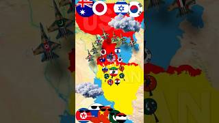 USA vs Iran Countryballs: Which Side Would the World Choose? 🌎⚔️ #USA #Countryballs #MapAnimation