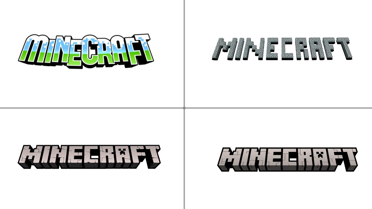 MINECRAFT Logo History - YouTube