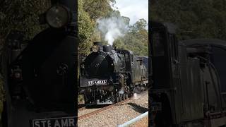 A2 986 Steam Engine! Climbing out of Drouin, Australia! - #trains