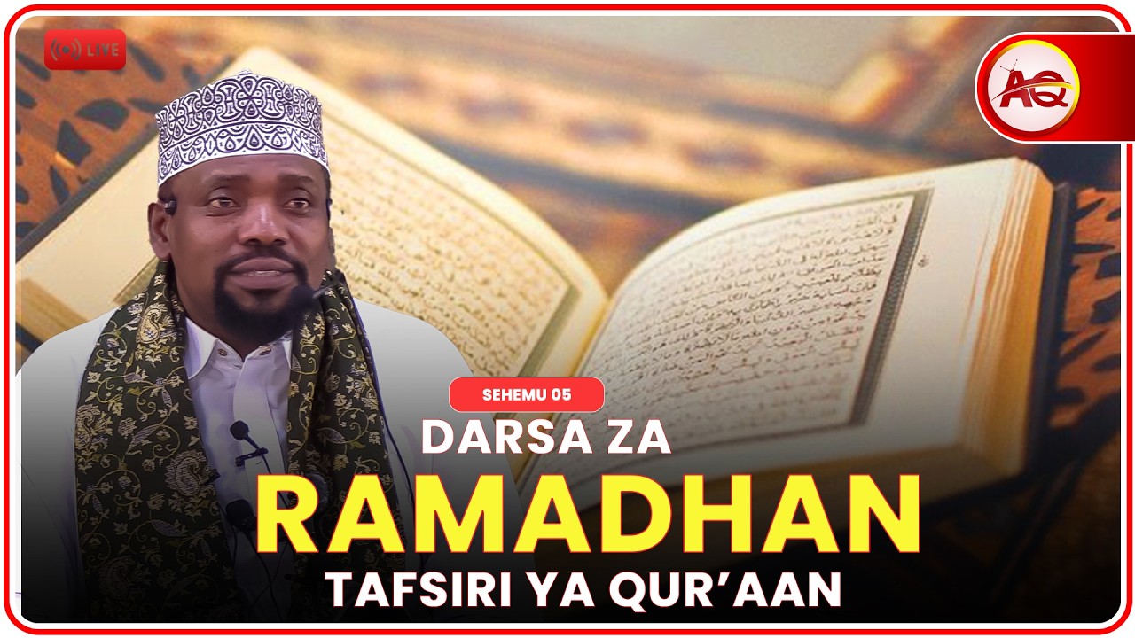 🔴#LIVE: DARSA ZA RAMADHAN || TAFSIRI YA QUR'AAN || SEHEMU 5 | MASJID KICHANGANI -SHEIIKH WALID ALHAD