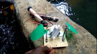 ornithopter river test drive prototype