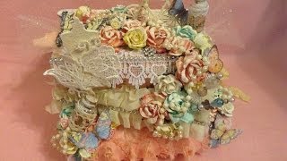 Sa Crafters DT Project:Altered Vintage Romantic Book Stack