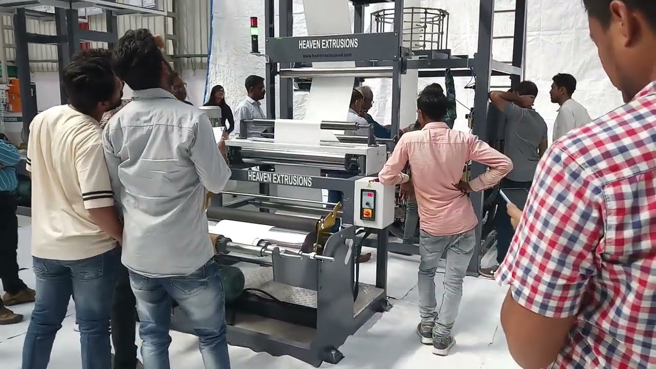 Biodegradable Blown Film Plant Live demonstration