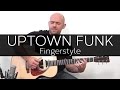 Uptown funk (Bruno Mars) - Acoustic Guitar Solo Cover (Violão Fingerstyle)