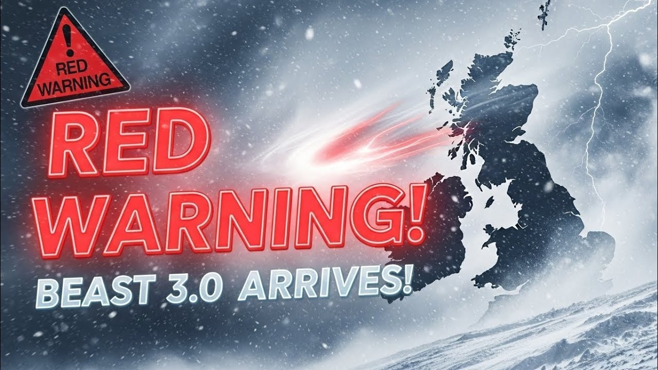 Met Office Issues RED Warning: Beast from the East 3.0 Incoming! - YouTube