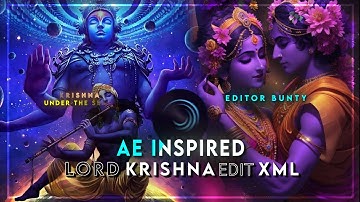 Ae Like Smooth Lord Krishna Edit | Smooth Transiston |  Alightmotion Xml Preset ! Faded Song Edit !!