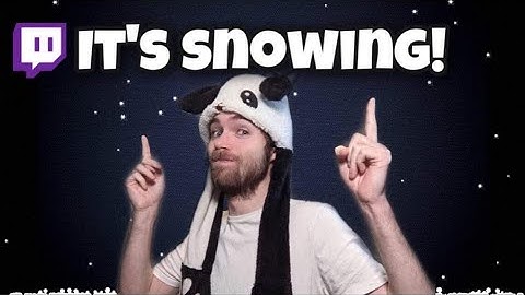 How To Add Snow To Your Livestreams!